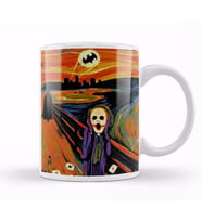 O Grito The Jocker Joker Kupa Bardak Porselen