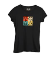Squid Game -Candy Game Siyah Kadın Tshirt
