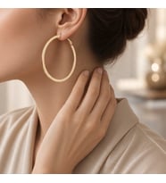STİL İNCİSİ/XUPING JEWELRY İTALYAN HALKA KÜPE