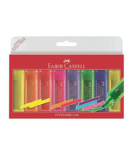 Faber Castell Poşetli Şeffaf Gövde Fosforlu Kalem 6+2