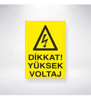 Dikkat Yüksek Voltaj
