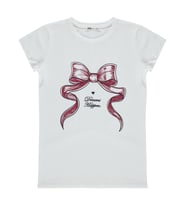 Civil Girls Fiyonk Baskılı 10-13 Yaş Tişört - Kırık Beyaz