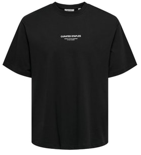 ONSCURATED RLX PRINT SS TEE TR Black