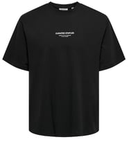 ONSCURATED RLX PRINT SS TEE TR Black