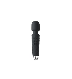 Bükülebilir Başlıklı Wand Vibratör Siyah