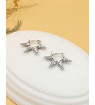 Çivi Model Silver Küpe
