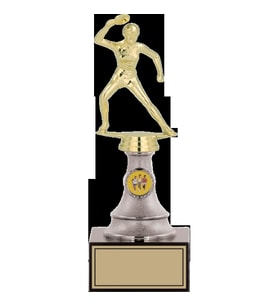 ODAK KUPA - Figürlü Kupalar - Masa Tenisi Kadın Figürlü Kupalar FG-010 B - 26 cm