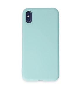 İphone X Kılıf First Silikon - Turkuaz