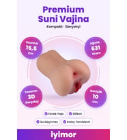 15,5 Cm Kompakt Premium Silikon 3 Boyutlu Gerçekçi Suni Vajina – iyimor