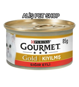 Purina Gourmet Gold Kıyılmış Sığır Etli Konserve Kedi Maması 85 g x 24 Adet