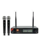 Rose R-702-EE UHF Kablosuz Telsiz Çift El Mikrofon 2x48 Kanal