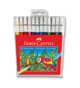 Faber Castell Keçeli Kalem 12 Renk