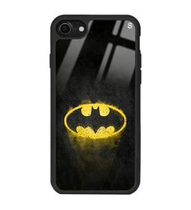 iPhone 8 Yellow Batman Tasarımlı Glossy Telefon Kılıfı
