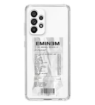 Samsung Galaxy A73 Uyumlu Eminem Tasarımlı Şeffaf Telefon Kılıfı