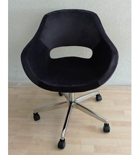 Büro Koltuğu Krom Yıldız Ayaklı Döküm Sünger