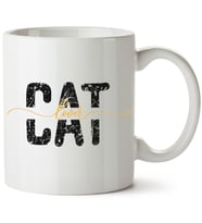 Kedi Baskılı Porselen Kupa Bardak