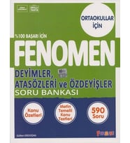 8. Sınıf Deyimler Atasözleri ve Özdeyişler Soru Bankası Fenomen Okul Yayınları