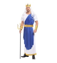 Yunan Tanrısı Poseidon Yetişkin Erkek Kostümü