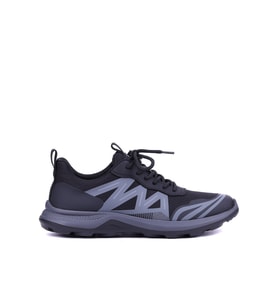 Guja - Hakiki Deri - Tekstil Siyah Renk Erkek Sneaker - 900-526