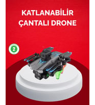 Katlanabilir Drone 1080p Kamera 0-100m Uçuş Mesafeli