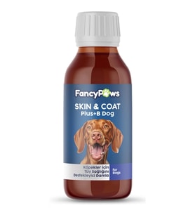 Fancy Paws Skin & Coat Plus B Dog 50 ml: Parlak Tüy ve Sağlıklı Deri Takviyesi