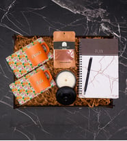 Defter, Kahve Fincanı, Kahve, Mum Özel Hediye Seti