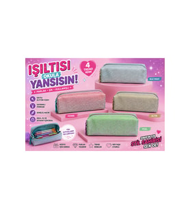 Simli Kalem Çantası Tek Bölmeli