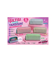 Simli Kalem Çantası Tek Bölmeli