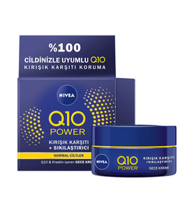 Nivea Q10 Power Kırışık Karşıtı Gece Bakım Kremi 50Ml