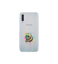 Samsung Galaxy A30S ile uyumlu Splash arı tasarımlı şeffaf silikon kılıf