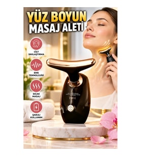 EMS Teknolojili Yüz ve Boyun Masaj Aleti – Cilt Bakım ve Sıkılaştırma Cihazı