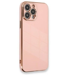 Pilelistore   iPhone 13 Pro Max Kılıf Volet Silikon - Pembe