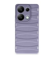 Xiaomi Redmi Note 13 Pro 4G Kılıf Bibercas Silikon Kapak - Lila