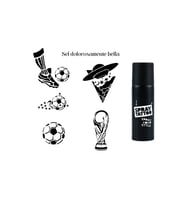 Futbol Spray Tattoo İle Geçici Dövme Yapma Seti