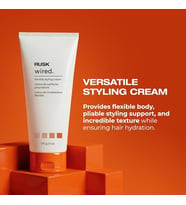 Rusk Wired Flexible Styling Creme, Lifts, Shines, And Creates Soft, -Defying Body, 6 Oz
