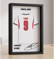 Riva Self Harry Kane İngiltere Milli Takımı 3D Duvar Tablosu - Futbolcu İmzalı Dekoratif Çerçeve