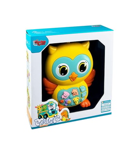 Kutulu Işıklı ve Müzikli Baykuş Bebek Piyanosu
