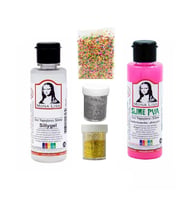 Slime Seti Fosforlu Pembe Renk 70 ML Renkli Slaym Südor Sılaym Seti 70 ML Slime Borax