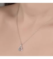 SWAROVSKİ TAŞLI YUSUFÇUK 925 AYAR GÜMÜŞ KOLYE