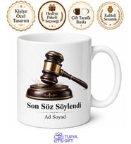 Hakim Karar Tokmağı Son Söz Söylendi Adli Yıl Açılış Kupa Bardak Hediye