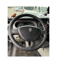 DİKİŞLİ DİREKSİYON KILIFI SİYAH DERİ SİYAH DİKİŞLİ RENAULT MASTER İÇİN HIZLI KARGO