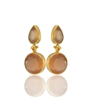 Kadir Jewellery 22 Ayar Altın Kaplama Vintage Küpe -El İşçiliği Ve Hipoalerjenik Küpe
