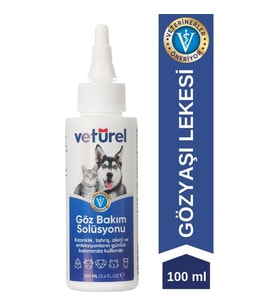 Vetürel Kedi Köpek Göz Bakım Solüsyonu 100 ml
