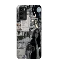 Oppo A16 Uyumlu Lana Del Rey Desenli Şeffaf Telefon Kılıfı