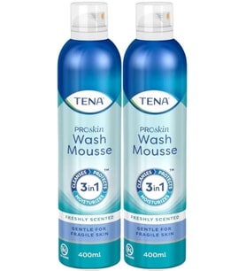 Tena Proskin Vücut Temizleme Köpüğü 400 ML (3 in 1 Arada) (2 Li Set)