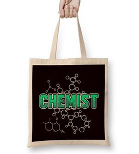 Chemist Scientist Laboratory Chemistry Pharmacist Science Bez Çanta Uzun Saplı