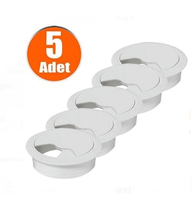 BİLGİSAYAR KABLO KANALI 64MM BEYAZ 5'Lİ