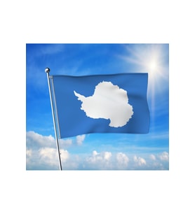 Antarktika Bayrağı Premium Raşel Kumaş 100x150 cm