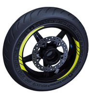 Floresan Sarı Moto GP İç Jant Şeridi Sticker Çınar Extreme