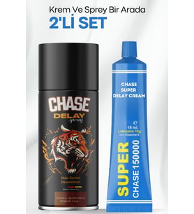 Chase Sprey + Vıga 150000 Krem Set